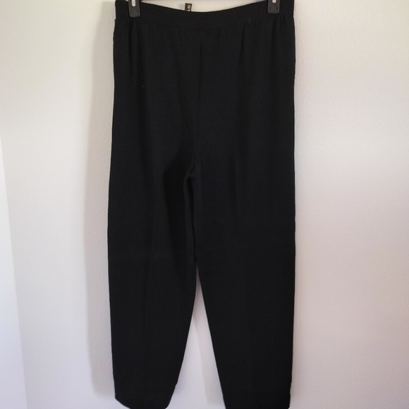 St. John Basics Black Womens Pants Size L - Picture 2 of 4